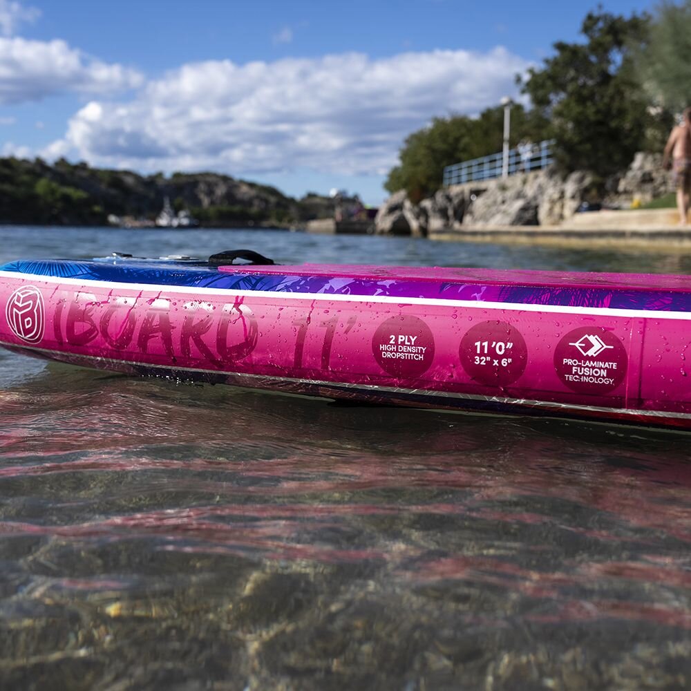 paddleboard-iboard-1-purple-palm jedna strana